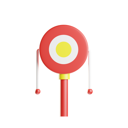 Rattle Drum  3D Icon