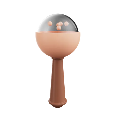 Rattle Toy  3D Icon