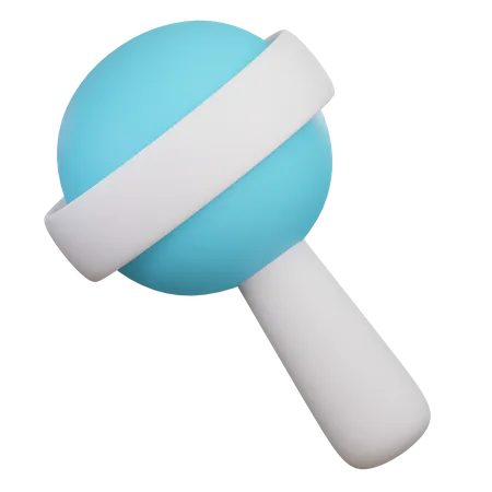 Rattle Toy  3D Icon