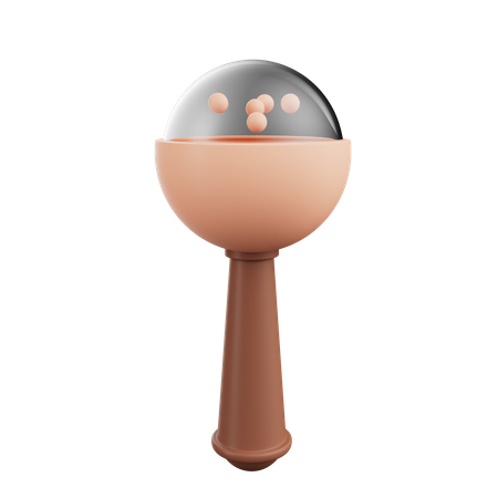 Rattle Toy  3D Icon