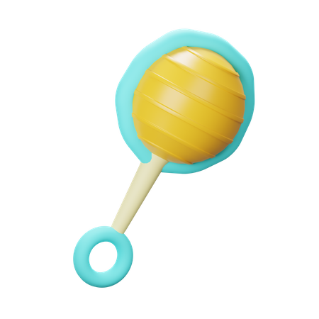 Rattles  3D Icon