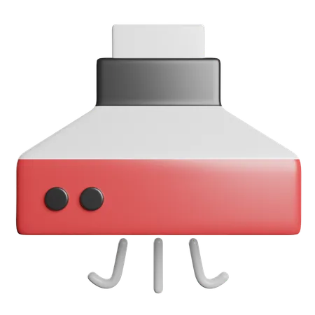 Rauchabsaugung  3D Icon