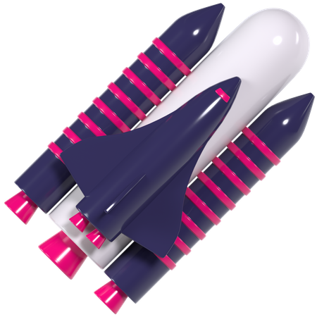 Space Shuttle  3D Icon