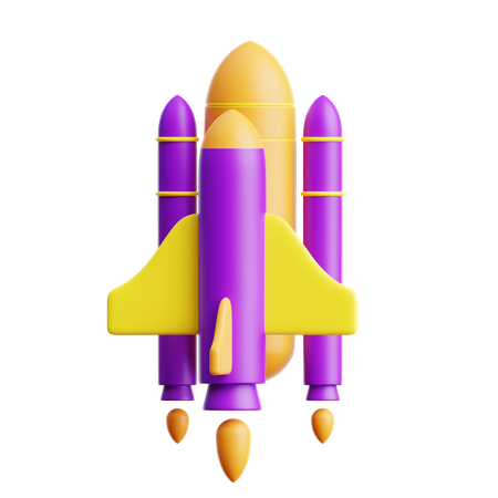 Space Shuttle  3D Icon