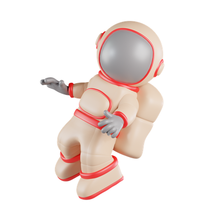 Raumfahrer Astronaut  3D Icon