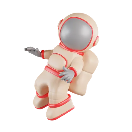 Raumfahrer Astronaut  3D Icon