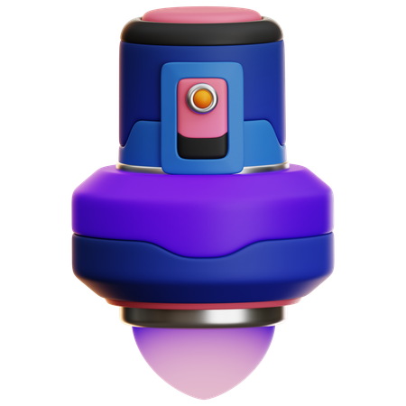 Raumkapsel  3D Icon