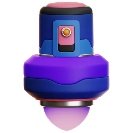 Raumkapsel  3D Icon