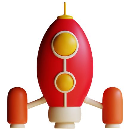 Raumschiff  3D Icon