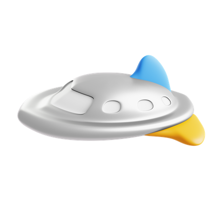 Raumschiff  3D Icon