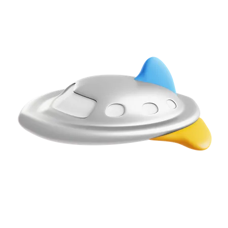Raumschiff  3D Icon