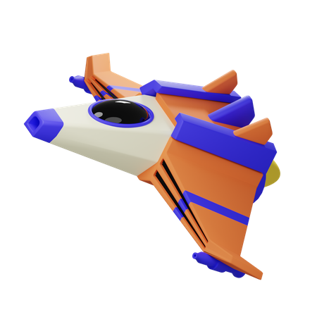 Raumschiff  3D Icon