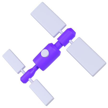 Raumstation  3D Icon