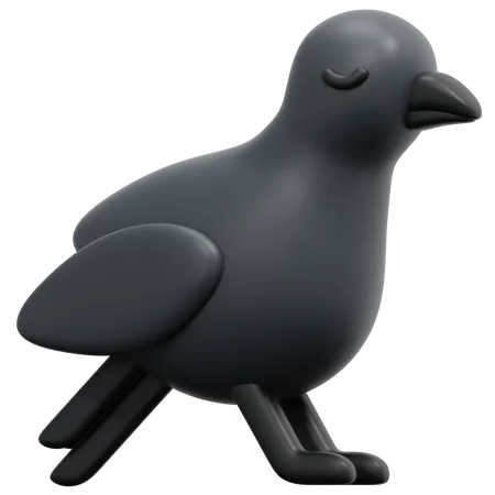 Raven Crow  3D Icon