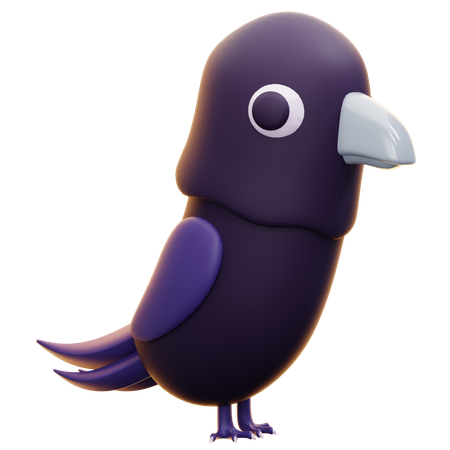 Raven Crow  3D Icon