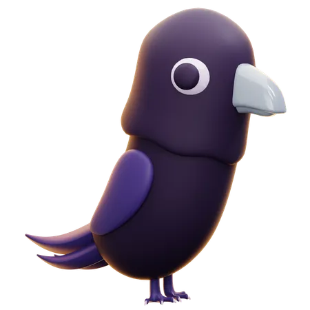 Raven Crow  3D Icon