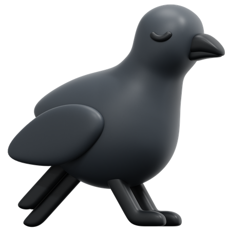 Raven Crow  3D Icon