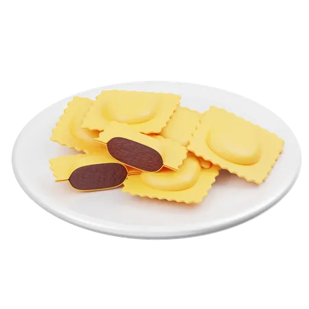 Ravioli  3D Icon