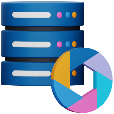 Raw Data  3D Icon