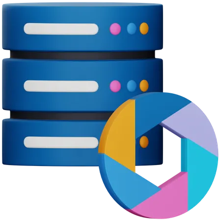 Raw Data  3D Icon