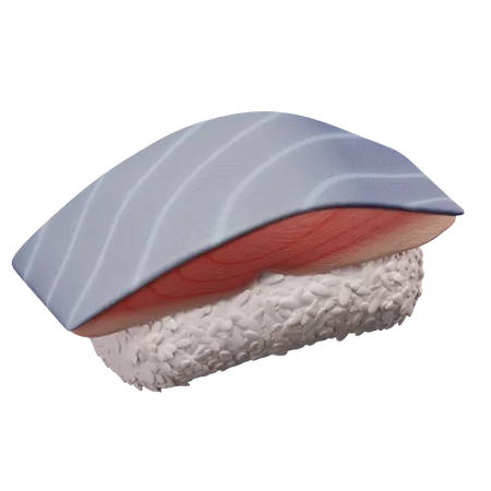 Raw Fish  3D Illustration
