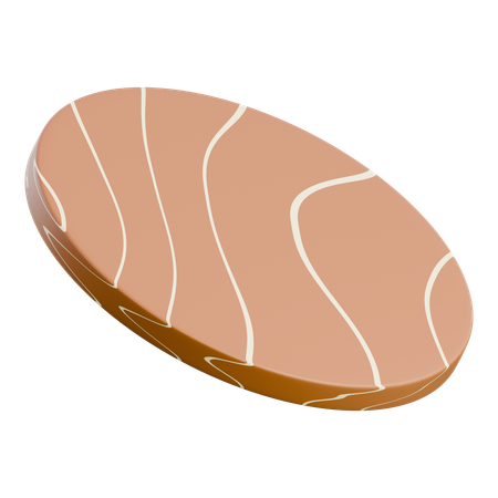Raw Ham Steak  3D Icon