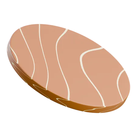 Raw Ham Steak  3D Icon