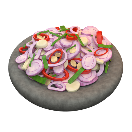 Raw Lemongrass Chili Relish  3D Icon