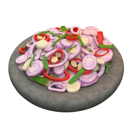 Raw Lemongrass Chili Relish  3D Icon