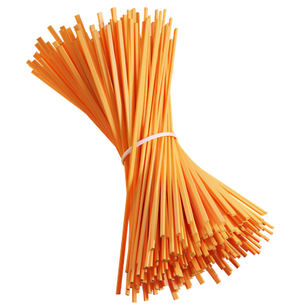 Raw Pasta  3D Icon