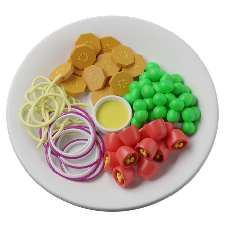 Raw Vegan  3D Icon