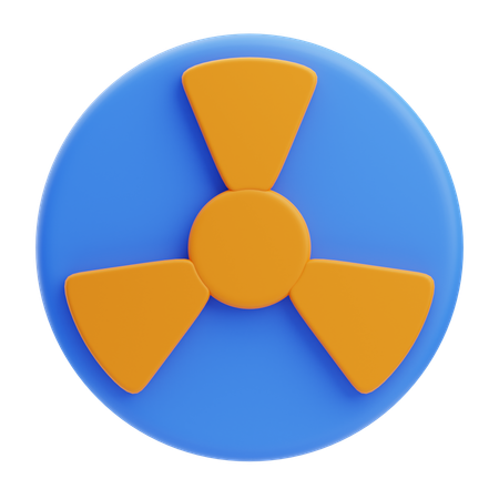 Radiation  3D Icon