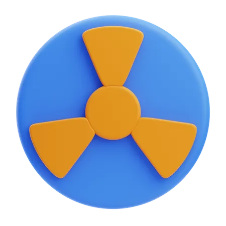 Radiation  3D Icon