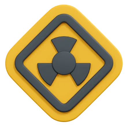 Radiation  3D Icon