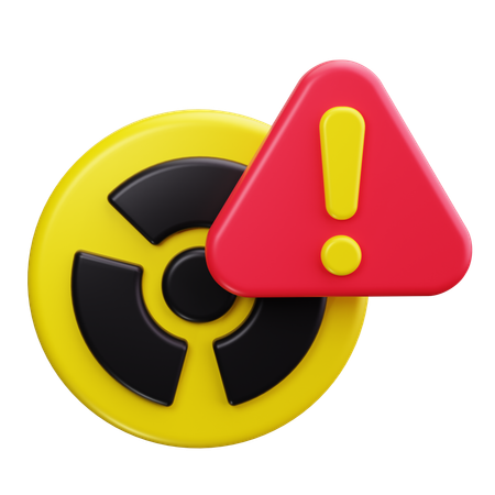 Radiation  3D Icon