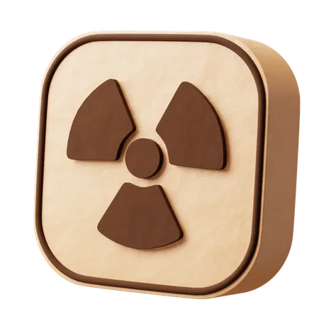 Radiation  3D Icon