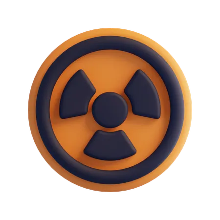 Radiation  3D Icon