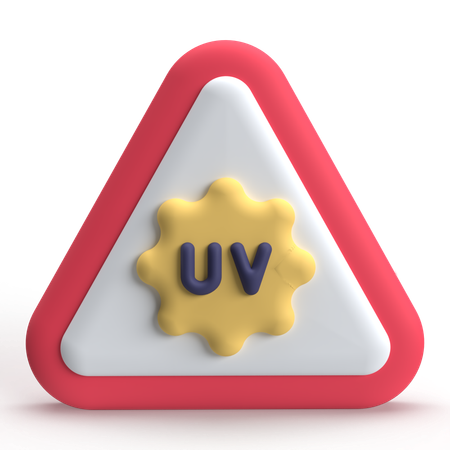 Le rayonnement UV  3D Icon