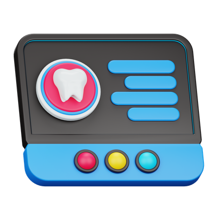 Radiografía dental  3D Icon