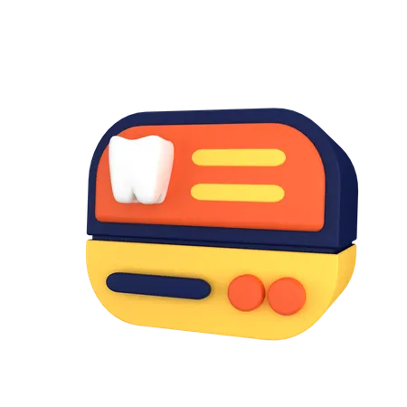 Radiografía dental  3D Icon