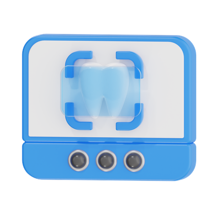 Radiografía dental  3D Icon