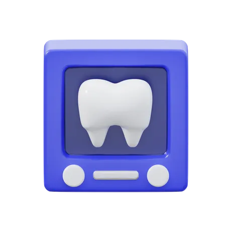 Radiografía dental  3D Icon