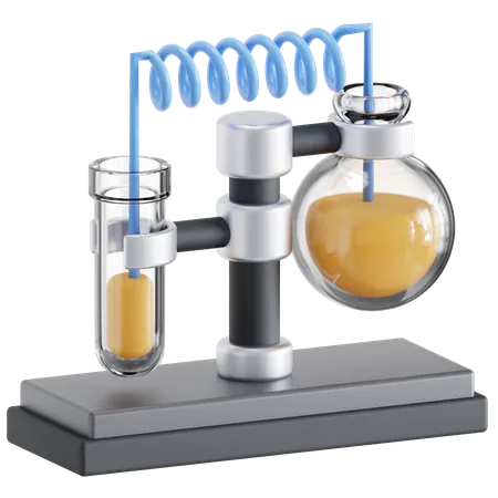 Reação química  3D Icon