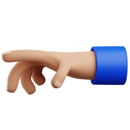 Reach hand gesture  3D Icon