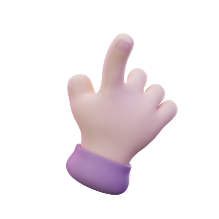 Reach Hand Gesture  3D Icon