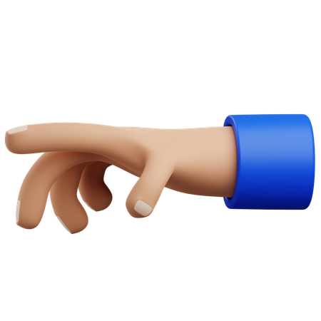 Reach hand gesture  3D Icon