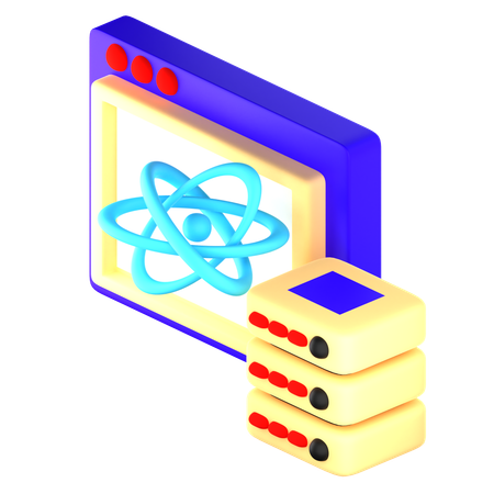React Framework  3D Icon