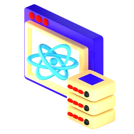 React Framework  3D Icon