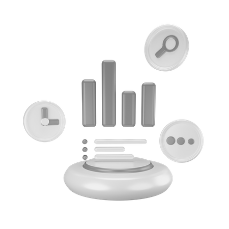 React performance analysis  3D Illustration