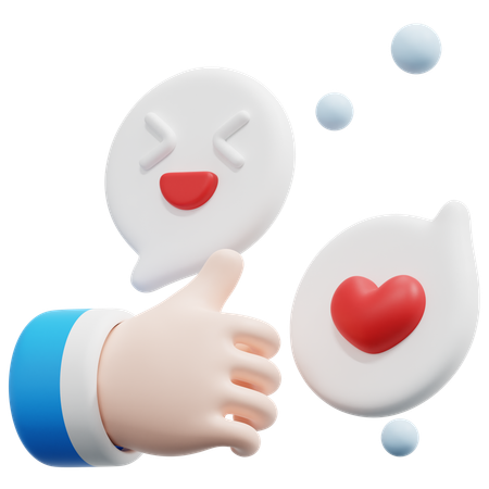 Reaction  3D Icon